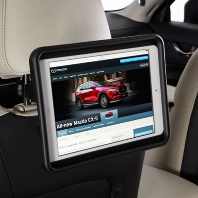 Suporte no encosto de cabeça para iPad