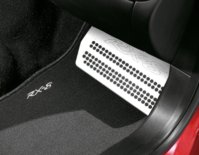 Apoio de pés do passageiro em alumínio