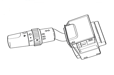 Comutador de faróis de nevoeiro